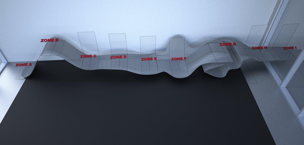 Exploration of function zones and ergonomy (sitting, relaxing, working, etc.)