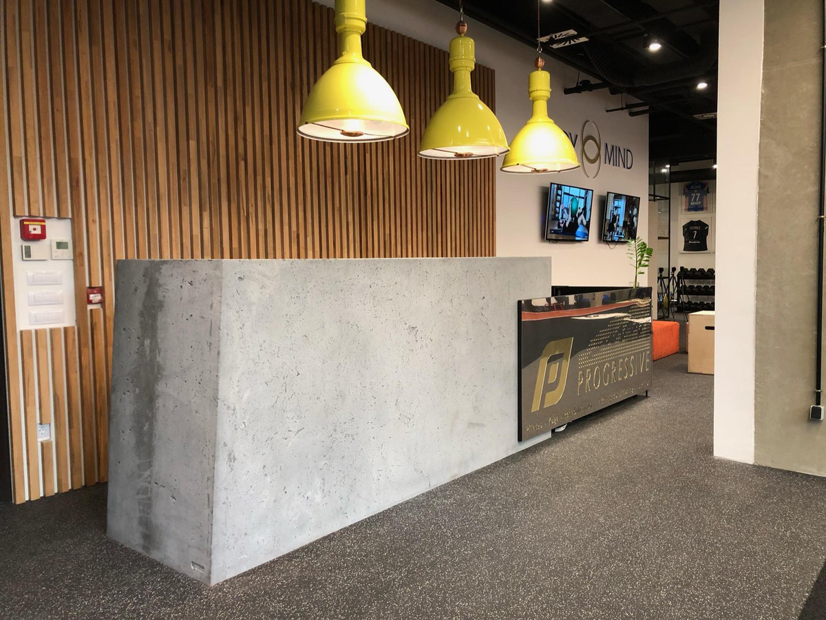 Concrete Reception Desk