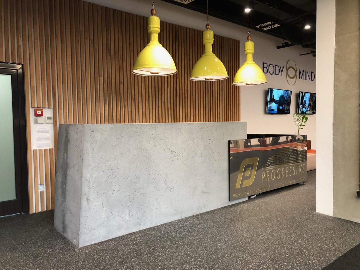 Concrete Reception Desk