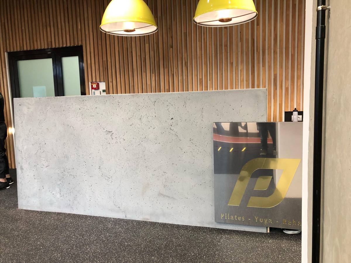 Concrete Reception Desk