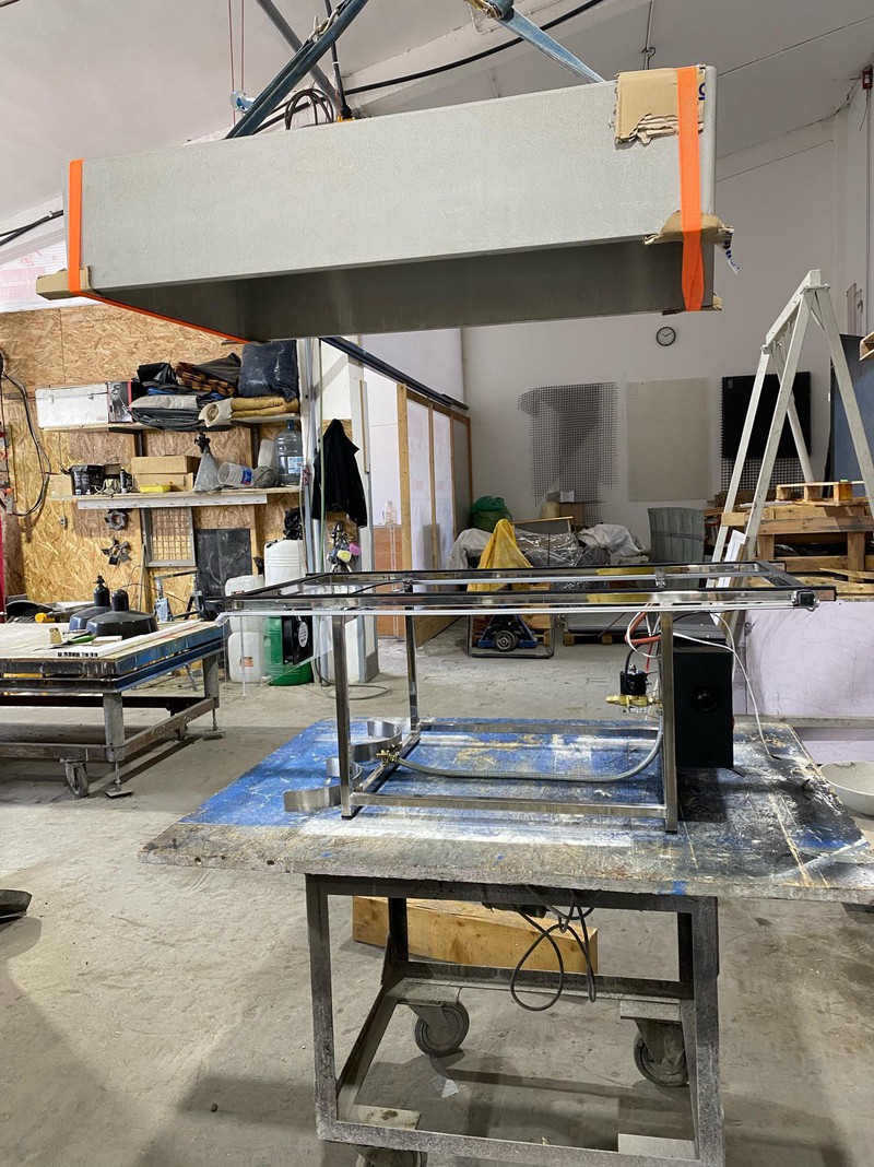custom-concrete-outdoor-gas-fire-pit - PRODUCTION