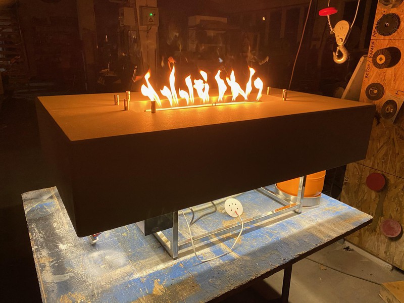 custom-concrete-outdoor-gas-fire-pit - PRODUCTION