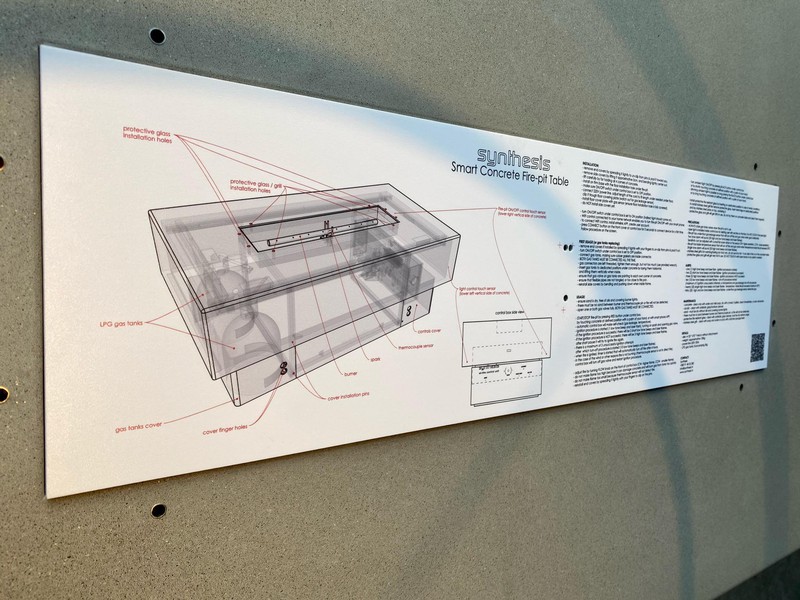 custom-concrete-outdoor-gas-fire-pit - USER MANUAL