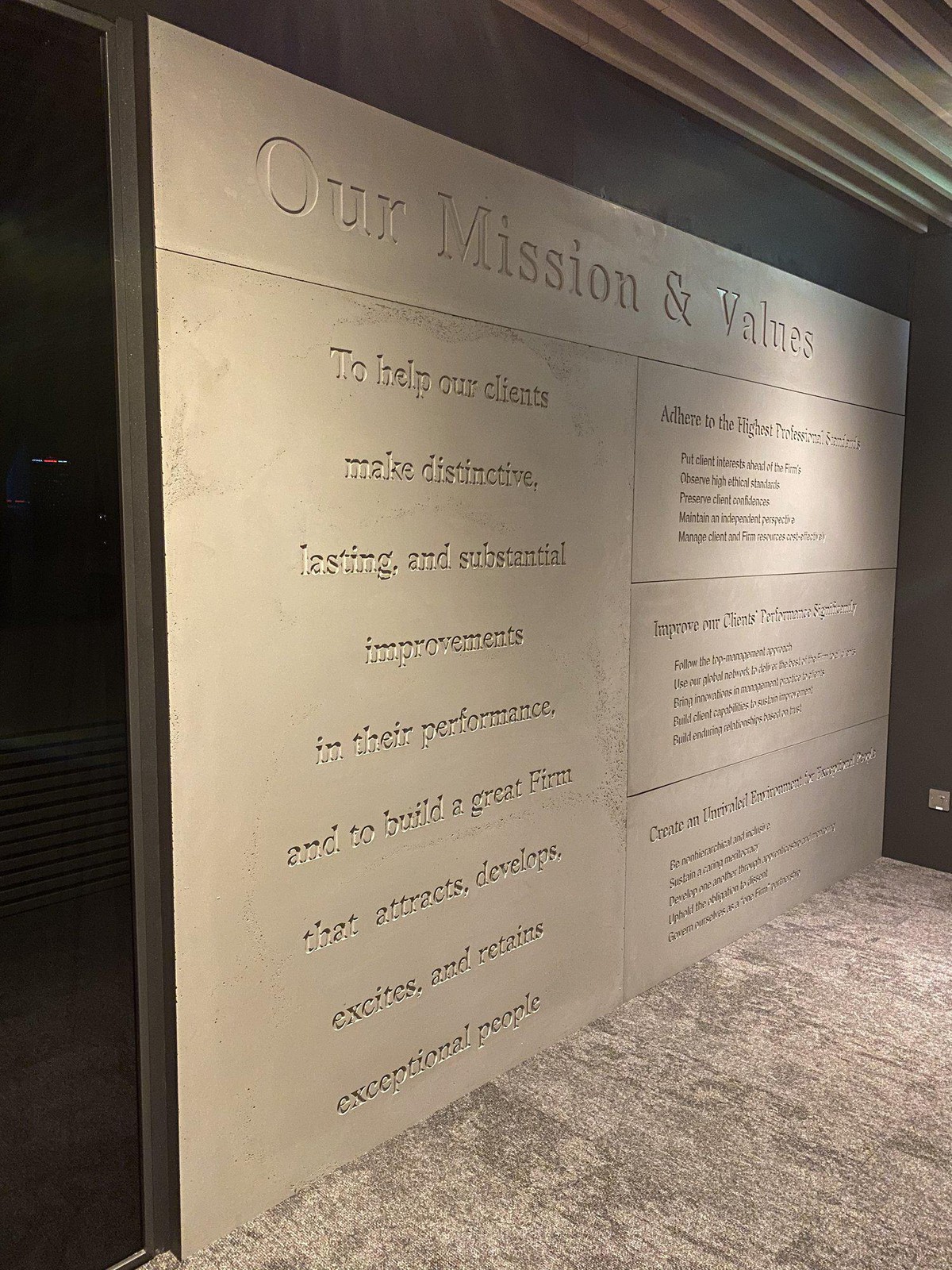 Our Mission And Values Concrete Panels