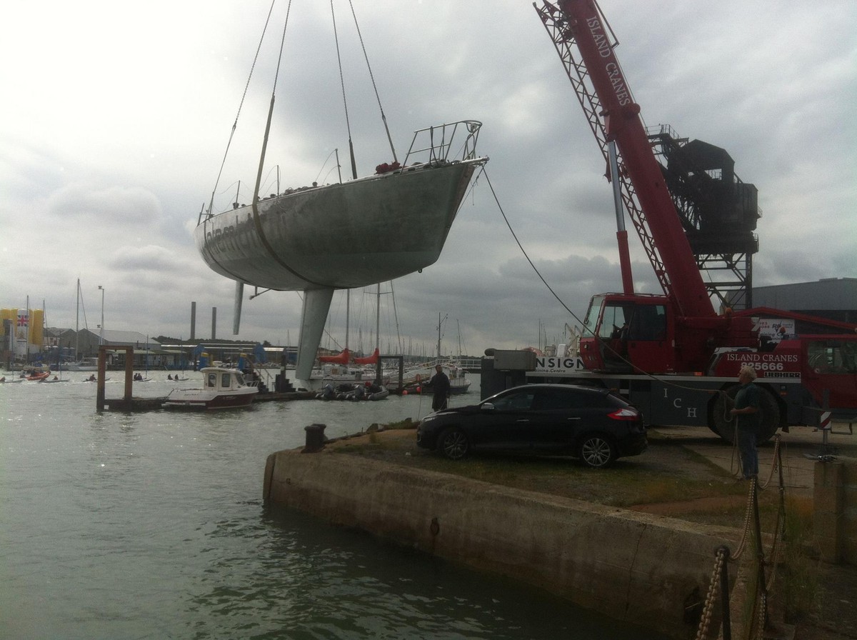 Photos of sailing preparations