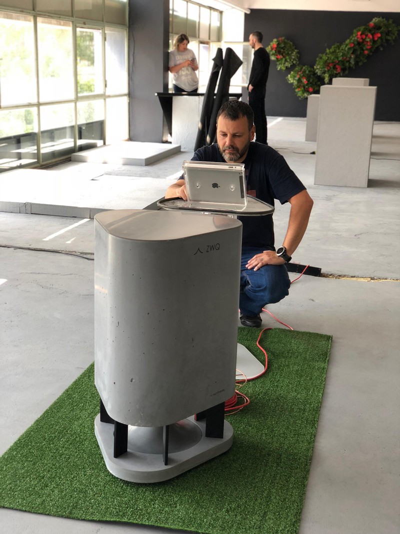 ZWQ 360 Concrete Garden Speaker - TDZG